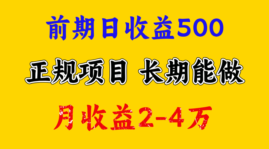 官方项目正规项目，一天收益1000+，懒人勿扰-BT网赚资源网