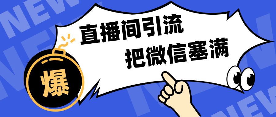 短视频直播间引流，单日轻松引流300+，把微信狠狠塞满，变现五位数-BT网赚资源网